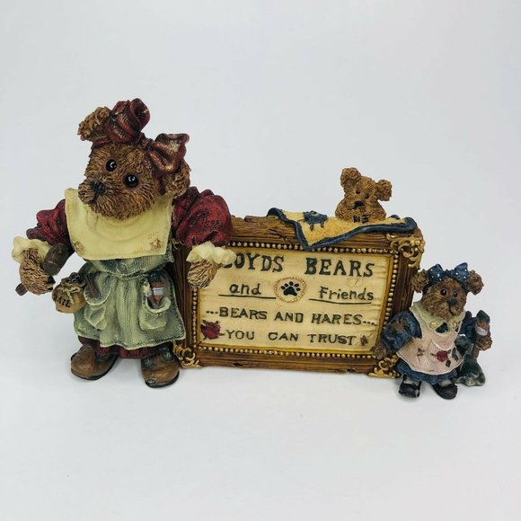Vtg Boyds Bear A Sign of the Times Tessa Ben